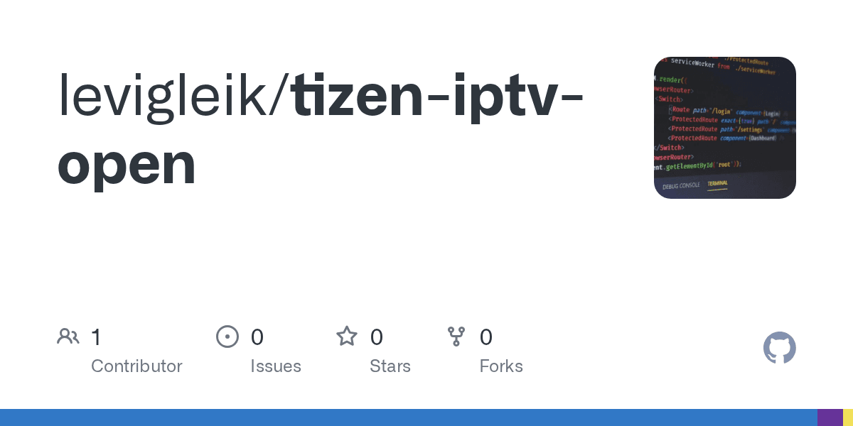 Tizen IPTV Open